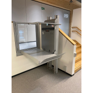Plateforme élévatrice verticale pliable PLV9 - Hauteur jusqu'à 140cm - Intérieur et extérieur - Bretagne et Nantes_2