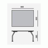 Table basse  rectangulaire Izar - SOKOA - Blanc_2