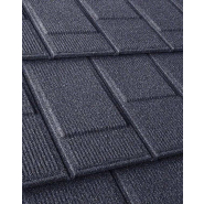 Panneaux aspect de shingles métalliques - Revêtement pierre naturelle ou thermolaqué - METROTILE® interlock iSHINGLE_2