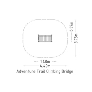 Passerelle pour parcours d'aventure UniMini - 8055430 - Hags - Structure en acier pour enfants 3-12 ans_2