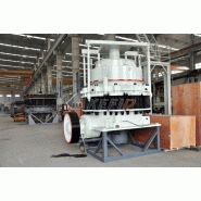 Machine de concassage 400 tonnes par heure pour usage industriel