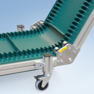 Convoyeur à bande col de cygne KFG-P 2000 ECO - mk technology group - Mobile, flexible, compact pour transport vertical de petites pièces_2