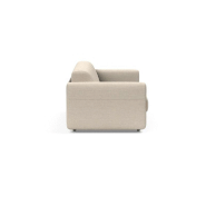Innovation Living - Canapé design Killian convertible lit 195x140 cm - Tissu Phobos Latte - Matelas à ressorts multi-poches_2