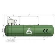 Réservoir de stockage de GPL et fuel - usage enterré