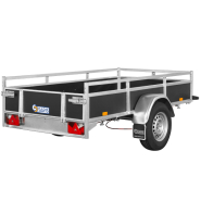 Remorque bagagère freinée - 2,55 X 1,33 M - 1300 KG - SARIS CLASSIC WOOD BMG135_2