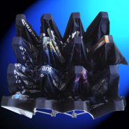 Stand parapluie mur d'image en tissu avec VELCRO 3x4 - 225x300 cm - Valise à roulettes incluse_2