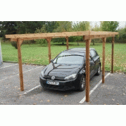 Carport en bois sans couverture - Delahaye - Surface de 15 m²_2