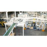 Hybrid AC 420 - Palettiseur à alimentation par le haut avec palette fixe - Clevertech France_2