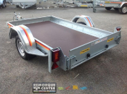 Remorque plateau MECANOREM - RPMS 405 - PTAC : 750 Kg - 1 essieu non freiné - 250 x 150 cm - Reference HKT-2.5X1.5_2