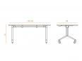 Table pliante à roulettes YORK - Gasperi_2