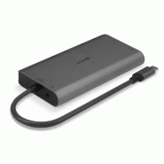 Lindy 43323 station d'accueil Avec fil USB 3.2 Gen 1 (3.1 Gen 1) Type-C Noir, Gris_2