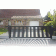 Portail coulissant barreaudé - 5000 / 1800_2