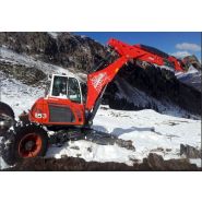 R853 2WD Pelle Araignée - Moteur Kubota 3800 cm³, 115 Hp, Système Hydraulique Performant et Châssis Compact_2