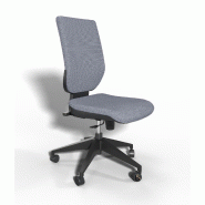 Siège de bureau Tertio avec système contact permanent - Sokoa - Gris, Non_0