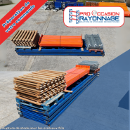 Système de rayonnage robuste et flexible - Hauteur 5 500mm, Longueur 13 980mm, Profondeur 1 000mm - Rayosar_2