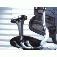 Fauteuil ergonomique Experia - usage intensif 24h/24h - mécanisme synchrone - structure aluminium avec soutien lombaire_2