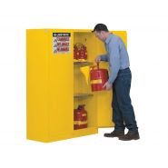 Ju450 - armoire de sécurité pour produits inflammables - delahaye industries - capacité : 170 l - résistance au feu 15min_2