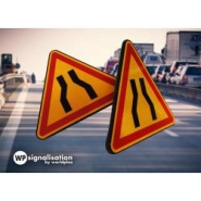 Panneau de danger chaussée rétrécie AK3_2