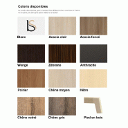 Table de réunion Born Wood - Mobel Linea - 200, Anthracite_2