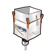 Big bag 1 m3 - Palette complète 330 pièces - Fond plat, goulottes, charge utile 1500 kg_2