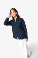 Chemise écoresponsable en lyocell femme - Réf: NS515 - Native Spirit - Coupe loose et matières responsables_2