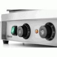 Grill contact professionnel Panini-T 1G - Plaques lisses en fonte avec minuterie_2