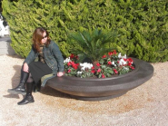 Jardinière Dish en béton pour créer des volumes verts - MG-DISH_2