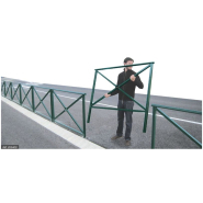 Kit d'amovibilité SERRUBLOC pour barrières de ville PROCITY - Acier galvanisé anticorrosion avec verrouillage clé triangle_2