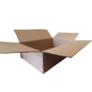 Caisse en carton double cannelure 80 x 60 x 25 (cm).