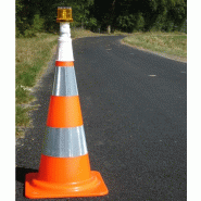 Feux Flash solaire pour cône_2