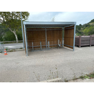 Abri vélo en bois Thermowood - BOSQUET - Durable, modulable et personnalisable_2