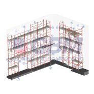 Échafaudage à douilles - GBM - charge maxi. 30kN/m² - Économique et facile à monter_2