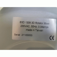 Mélangeur à bascule 3D BlotBoy B3D 1308, vitesse fixe, avec tapis plat BENCHMARK_2