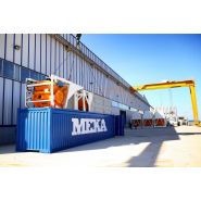 Mb-100 / 200d centrale à béton - Meka - 100 à 200 m³/h - compact et galvanisé_2