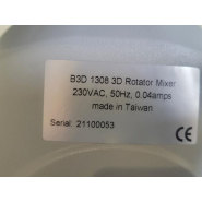 Mélangeur à bascule 3D BlotBoy B3D 1308, vitesse fixe, avec tapis plat BENCHMARK_2