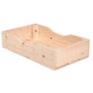 Caisse en bois tiroir T1H3 - Simply A Box - L44 x H10 x P27 cm - Bois brut ou 6 coloris lasure à l'eau_2