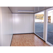 Bungalow Neuf Bulle de Vente - Série Renforcée V1 - 6 mètres - Façade Vitrée - 13,2 m²_2