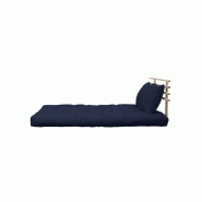 Canapé-lit futon Shin Sano marine - Pin massif - Couchage 140x200 cm - Marque KARUP_2