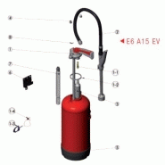 Extincteur certifié pour utilisation en présence de courant électrique