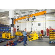 Potence murale pour optimisation de la course du crochet