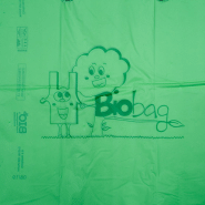 425 sacs bretelles biodégradables verts renforcés 24+14×40 cm_2