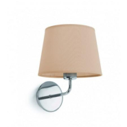 Applique intérieure intemporelle - Atuestillo - abat-jour ovale en coton - structure en acier - à équiper d'une ampoule E27_2