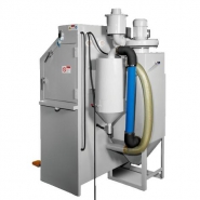 Cabines de sablage cycloniques à injecteur - 370 et 1350 L - Filtration HEPA et buse en carbure de bore_2