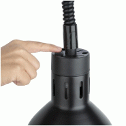 Lampe chauffante rétractable Buffalo finition noir mat | Buffalo - DR759_2