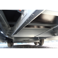 Remorque plateau HUMBAUR HT 305124 - 2 essieux, roues dessous, ridelles alu_2