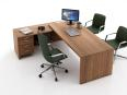 Bureau de direction KENNEDY avec retour et caisson - Kesiolt_2