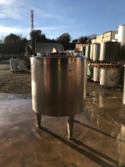 Cuve inox d'occasion 500 litres avec demi-canne et isolation thermique - référence : c5197_2