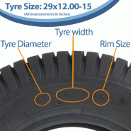 29x12.00-15 Maxxis 4ply Grass Turf Tyre Road Legal Chevron 300/60-15 C165S 825kg_2