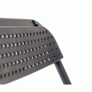 Chaise pliante Big Alex - 80x43x51cm - structure en acier - blanche - usage extérieur_2