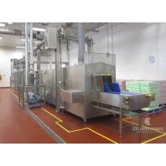 Machine de lavage et séchage certifiée HACCP pour moules de chocolat